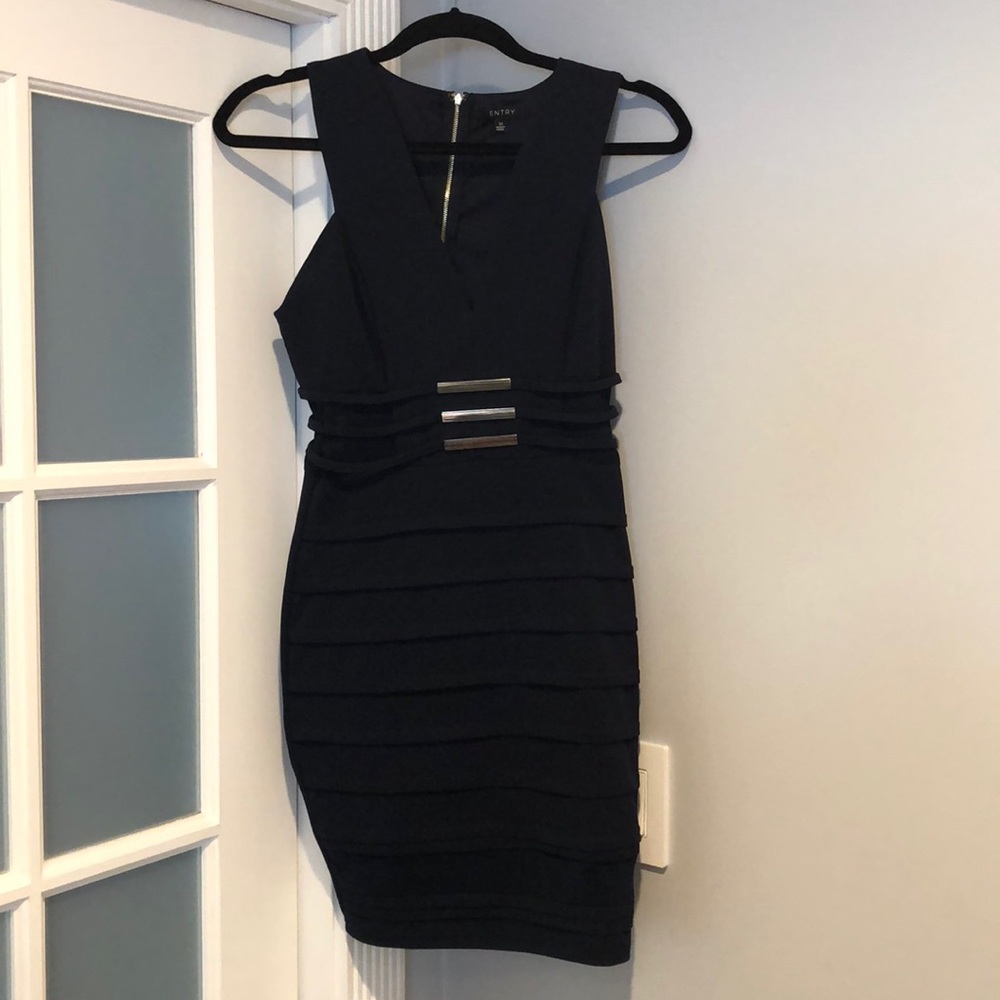 Navy Blue Dress Medium